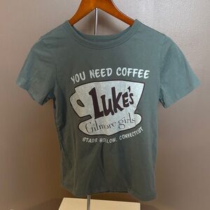 Luke's Gilmore Girls Green Short Sleeve Tee